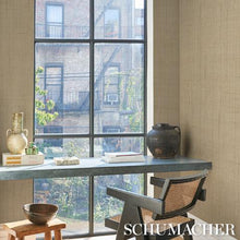 Load image into Gallery viewer, Schumacher Blonde Raffia  Wallpaper 5016510 / Wheat
