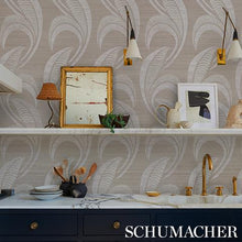 Load image into Gallery viewer, Schumacher Banana Leaf Sisal Wallpaper 5016551 / Silver