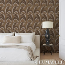 Load image into Gallery viewer, Schumacher Banana Leaf Sisal Wallpaper 5016552 / Mocha
