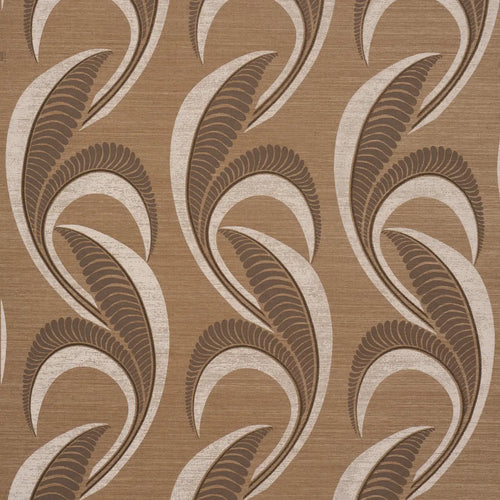 Schumacher Banana Leaf Sisal Wallpaper 5016552 / Mocha