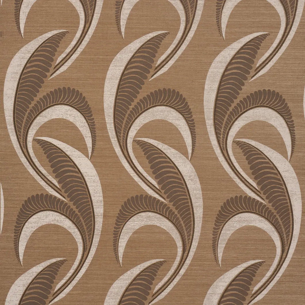 Schumacher Banana Leaf Sisal Wallpaper 5016552 / Mocha