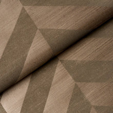Load image into Gallery viewer, Schumacher Staggered Chevron Sisal Wallpaper 5016561 / Brown