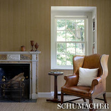 Load image into Gallery viewer, Schumacher Zig Zag Paperweave Wallpaper 5016600 / Sesame