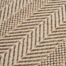 Load image into Gallery viewer, Schumacher Zig Zag Paperweave Wallpaper 5016601 / Flax