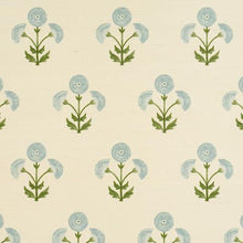 Load image into Gallery viewer, Schumacher Saranda Flower Sisal  Wallpaper 5016671 / Sky