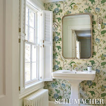 Load image into Gallery viewer, Schumacher Josephine Sisal Wallpaper 5016680 / Peacock