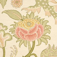 Load image into Gallery viewer, Schumacher Sinhala Sisal Wallpaper 5016690 / Pink &amp; Green