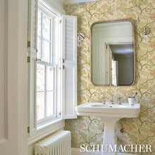 Load image into Gallery viewer, Schumacher Sinhala Sisal Wallpaper 5016690 / Pink &amp; Green