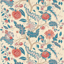 Load image into Gallery viewer, Schumacher Sinhala Sisal Wallpaper 5016691 / Rouge &amp; Indigo