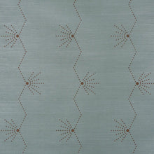 Load image into Gallery viewer, Schumacher Royère Stripe Sisal Wallpaper 5016722 / Seaglass