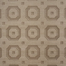 Load image into Gallery viewer, Schumacher Beveled Frame Sisal Wallpaper 5016732 / Sepia