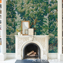 Load image into Gallery viewer, Schumacher La Forêt 3 Panel Set Wallpaper 5016821 / Spring Green Forest