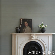 Load image into Gallery viewer, Schumacher Musa Abaca Wallcovering Wallpaper 5016872 / Sky Blue