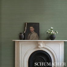 Load image into Gallery viewer, Schumacher Musa Abaca Wallcovering Wallpaper 5016874 / Seafoam