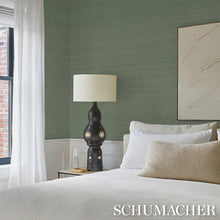 Load image into Gallery viewer, Schumacher Musa Abaca Wallcovering Wallpaper 5016874 / Seafoam