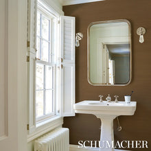 Load image into Gallery viewer, Schumacher Musa Abaca Wallcovering Wallpaper 5016875 / Toffee