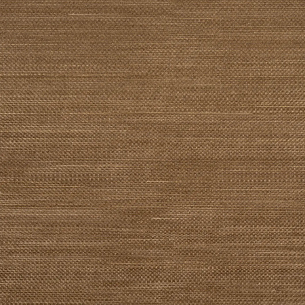 Schumacher Musa Abaca Wallcovering Wallpaper 5016875 / Toffee