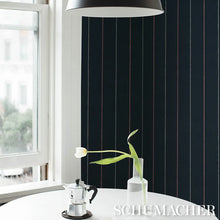 Load image into Gallery viewer, Schumacher Draper Stripe Wallpaper 5016891 / Surf Camp