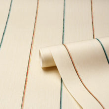Load image into Gallery viewer, Schumacher Draper Stripe Wallpaper 5016893 / Moonlight