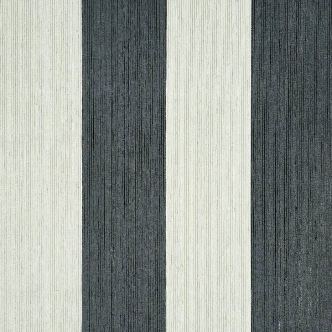 Schumacher Backdrop Painter's Stripe Wallpaper 5016901 / Rococo