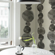 Load image into Gallery viewer, Schumacher Hyperion Sisal Wallpaper 5016910 / Off Black