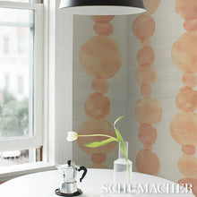 Load image into Gallery viewer, Schumacher Hyperion Sisal Wallpaper 5016911 / Peach