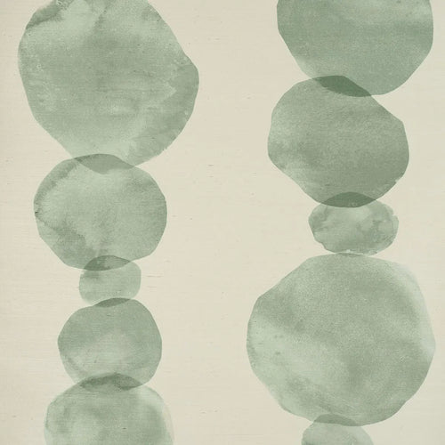 Schumacher Hyperion Sisal Wallpaper 5016912 / Soft Green