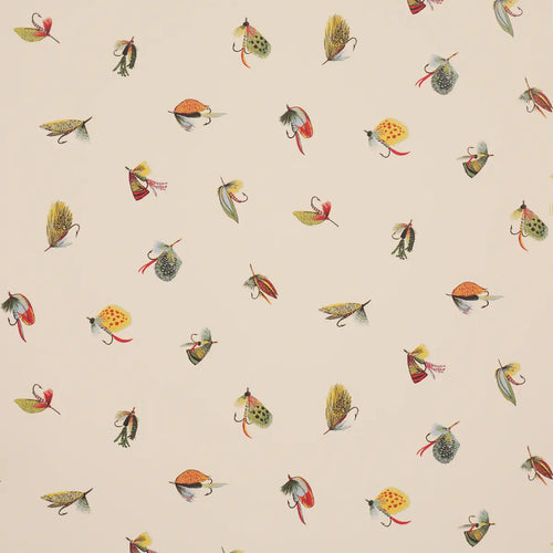 Schumacher Fly Fishing Wallpaper 5016990 / Ivory