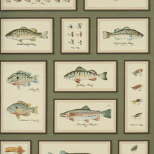 Load image into Gallery viewer, Schumacher Jamie&#39;s Trophies Sisal Wallpaper 5017000 / Forest Green