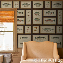 Load image into Gallery viewer, Schumacher Jamie&#39;s Trophies Sisal Wallpaper 5017003 / Charcoal