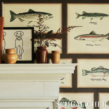 Load image into Gallery viewer, Schumacher Jamie&#39;s Trophies Sisal Wallpaper 5017003 / Charcoal