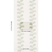 Load image into Gallery viewer, Schumacher Eloise Embroidery Wallcovering Wallpaper 5017100 / Sage