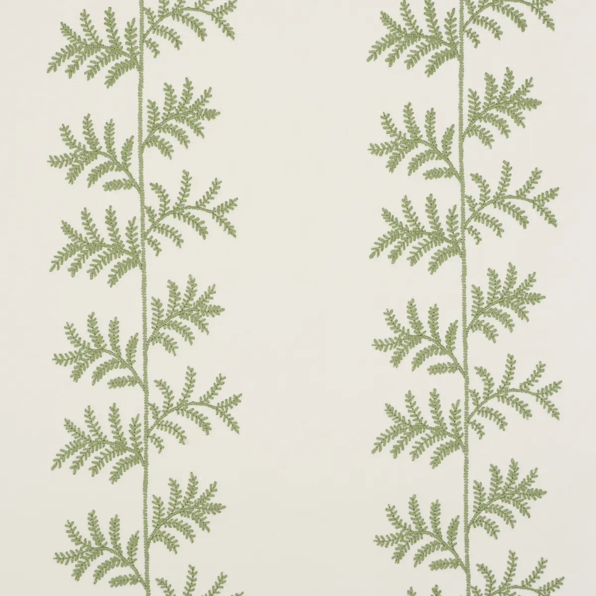 Schumacher Eloise Embroidery Wallpaper Sage | Fabric Bistro | Columbia ...