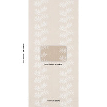 Load image into Gallery viewer, Schumacher Eloise Embroidery Wallcovering Wallpaper 5017101 / Natural