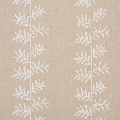 Schumacher Eloise Embroidery Wallcovering Wallpaper 5017101 / Natural