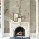 Load image into Gallery viewer, Schumacher Birdsong 3 Panel Set Wallpaper 5017111 / Ivory