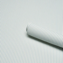 Load image into Gallery viewer, Schumacher Emma Stripe Narrow Wallpaper 5017190 / Sky