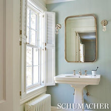 Load image into Gallery viewer, Schumacher Emma Stripe Narrow Wallpaper 5017191 / Chambray