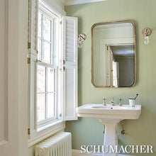 Load image into Gallery viewer, Schumacher Emma Stripe Narrow Wallpaper 5017193 / Leaf
