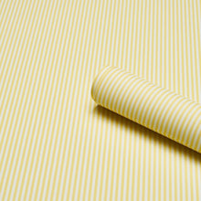 Load image into Gallery viewer, Schumacher Emma Stripe Narrow Wallpaper 5017196 / Yellow
