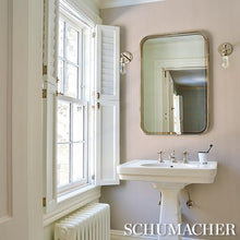 Load image into Gallery viewer, Schumacher Emma Stripe Narrow Wallpaper 5017200 / Rose