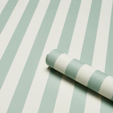 Load image into Gallery viewer, Schumacher Emma Stripe Wallpaper 5017212 / Seaglass