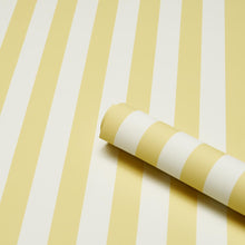 Load image into Gallery viewer, Schumacher Emma Stripe Wallpaper 5017217 / Yellow