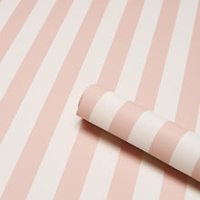 Load image into Gallery viewer, Schumacher Emma Stripe Wallpaper 5017219 / Blush
