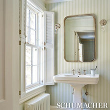 Load image into Gallery viewer, Schumacher Emma Stripe Wallpaper 5017221 / Birch