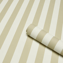 Load image into Gallery viewer, Schumacher Emma Stripe Wallpaper 5017222 / Neutral