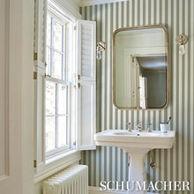 Load image into Gallery viewer, Schumacher Emma Stripe Wallpaper 5017224 / Gray