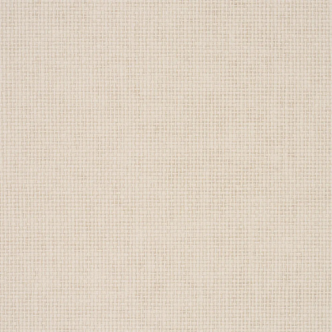 Schumacher Paperweave Vinyl Wallpaper 5017250 / Alabaster