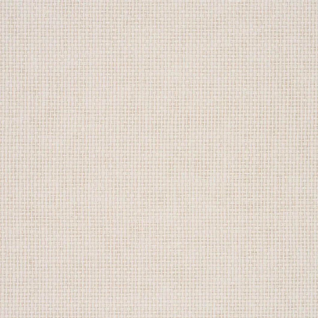 Schumacher Paperweave Vinyl Wallpaper 5017251 / Pearl