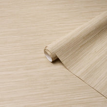 Load image into Gallery viewer, Schumacher Horizon Grasscloth Vinyl Wallpaper 5017272 / Wheat
